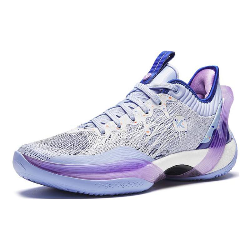 Anta Three point Rain1.0 Баскетбольные кроссовки Мужские Низкие Синие Кроссовки 912331102-1