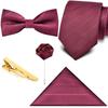 Meier Men's wedding tie five-piece set - business formal bow tie