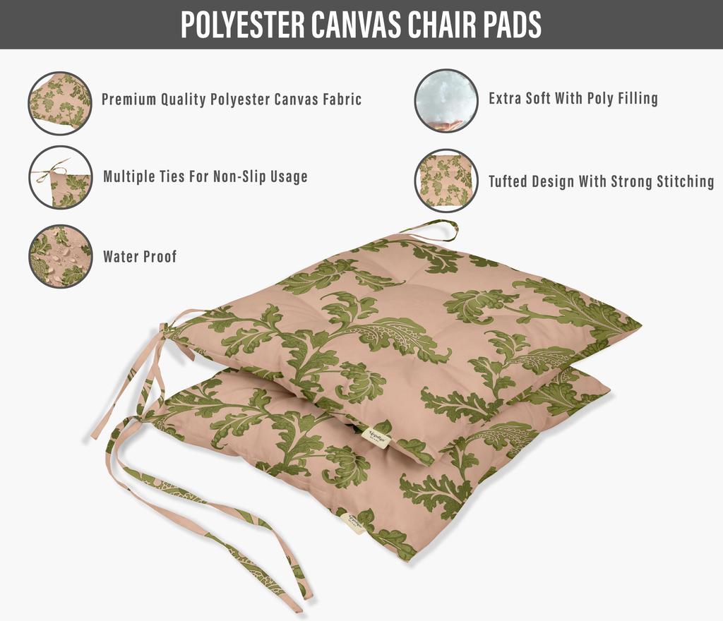 Vargottam Комплект из 2 квадратных подушек для сидения для патио с ворсом и принтом, водостойкая, 19 дюймов, фиолетовая |