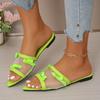 Fashion Women Flats Slippers 2025 New Summer Daily Casual Beach Slippers Fashion Comfortable Sexy Sandals Slides Women Shoes for Women