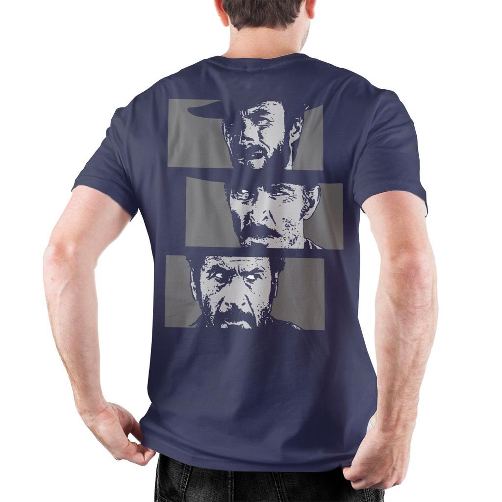 Men's Angel Eyes Tuco The Good The Bad And Ugly T Shirts Cowboy 100% Cotton Clothing Short Sleeve Tee Shirt Original T-Shirt