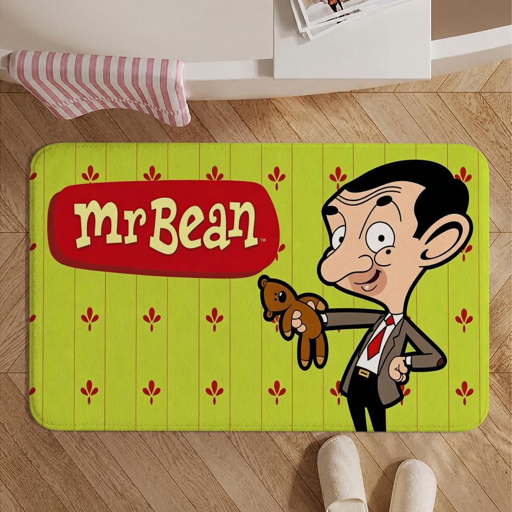 IP-Mr. BeanS Floor Mat Soft Non-Slip Bath Mat, Bedside Carpet, Absorbent Doormat for Home