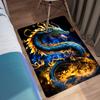 1Pcs Anti Fatigue Kitchen Rugs, Fire Dragon Print Waterproof Non-Slip Thick Cushioned Kitchen Mat Heavy Duty Comfort Standing Mat for Kitchen