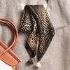 Coffee Horse 71 Premium Cotton and Linen Small Square Scarf Women's Retro Velvet Neck Small Silk Scarf Thin Scarf