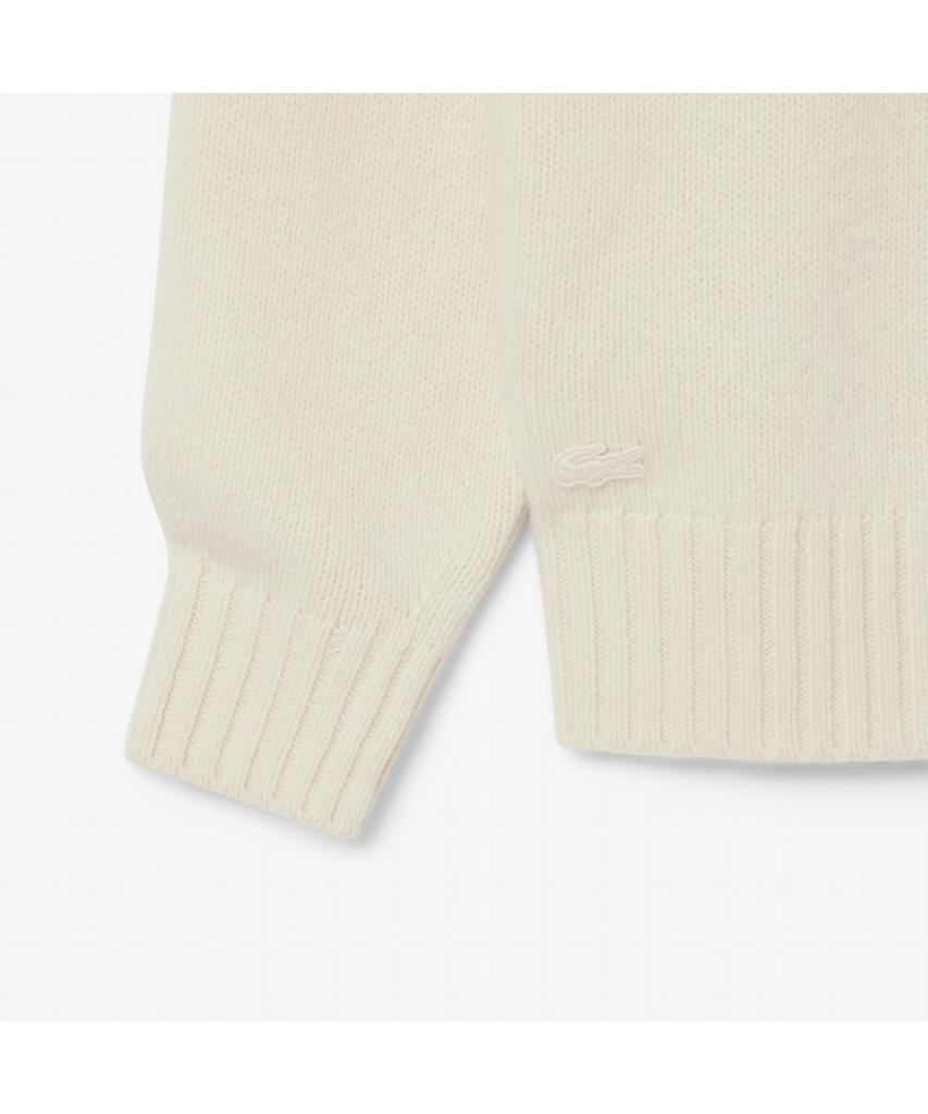 Мужской праздничный джемпер с круглым вырезом LACOSTE Ah5202-55N A9I