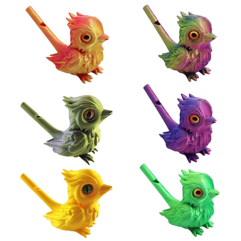 3D Printed Birds Whistles Realistic Animal Models Articulated Animals Figurines Creative Simulated Bird Whistle For Home Decor