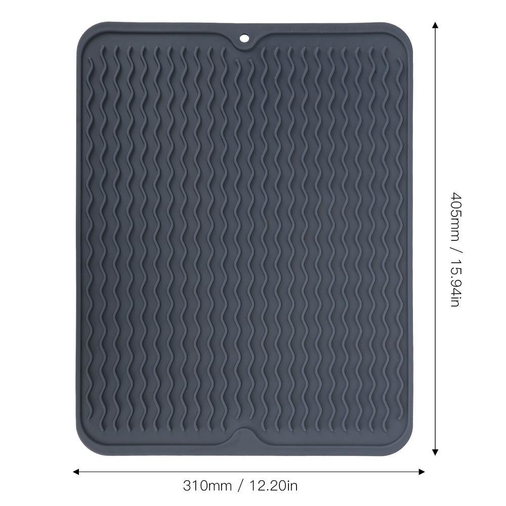 Water Proof Drainage Mat Heat Insulated Dining Pad Portable Table Protector Tabletop