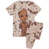 Boys I Am Groot All-Over Print Pajama Set