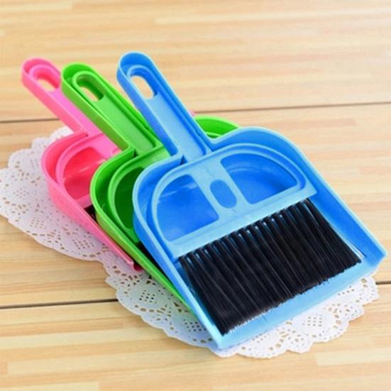 Мини Пластиковая Мягкая Портативная Ручная Щетка для Уборки Подметальная Щетка Совок Очиститель Клавиатуры для Стола