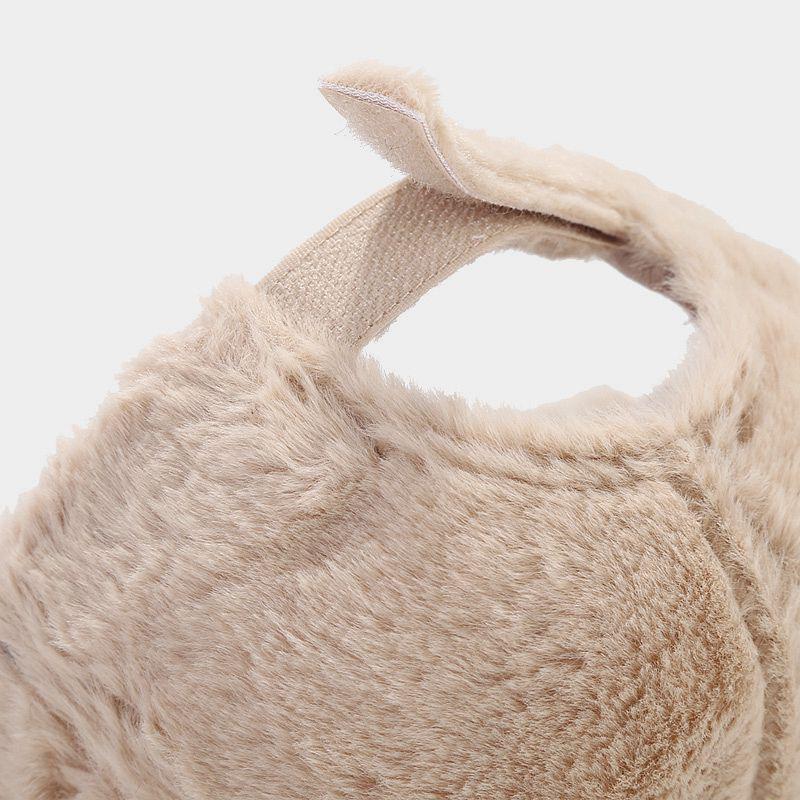 Women's Cartoon Cat Ear Plush Baseball Cap - College Style, All-Match, Autumn/Winter Collection