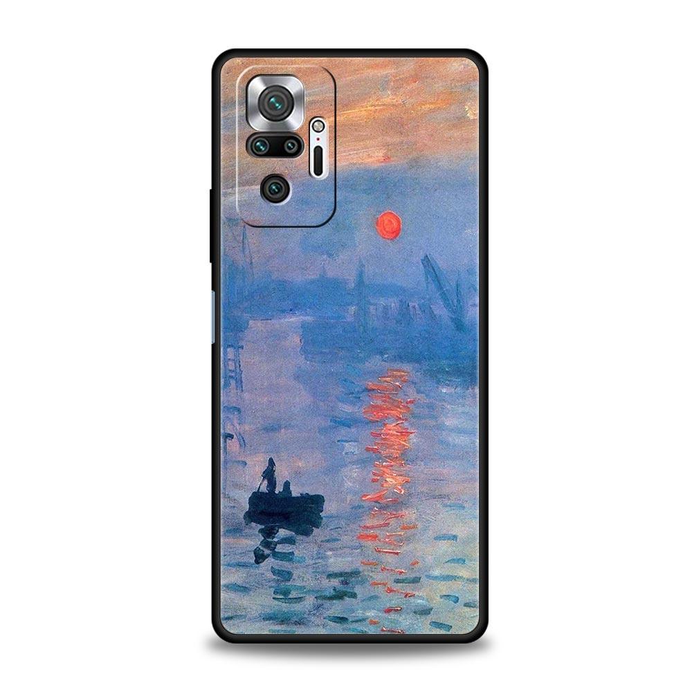 Садовая краска Арт Винсент Ван Гог Чехол для телефона Для Xiaomi Redmi Note 14 13 5G 10 11 12 Pro Plus 4G 14C 13C 12C 10C Черная крышка
