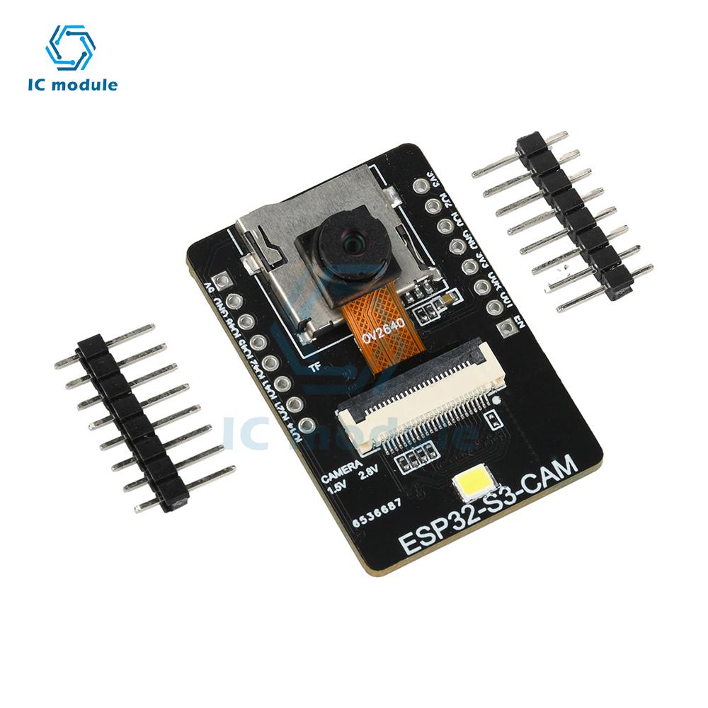 Модуль AI Vision ESP32-S3-CAM WiFi Bluetooth с интерфейсом Type C для обнаружения лиц и распознавания цветов