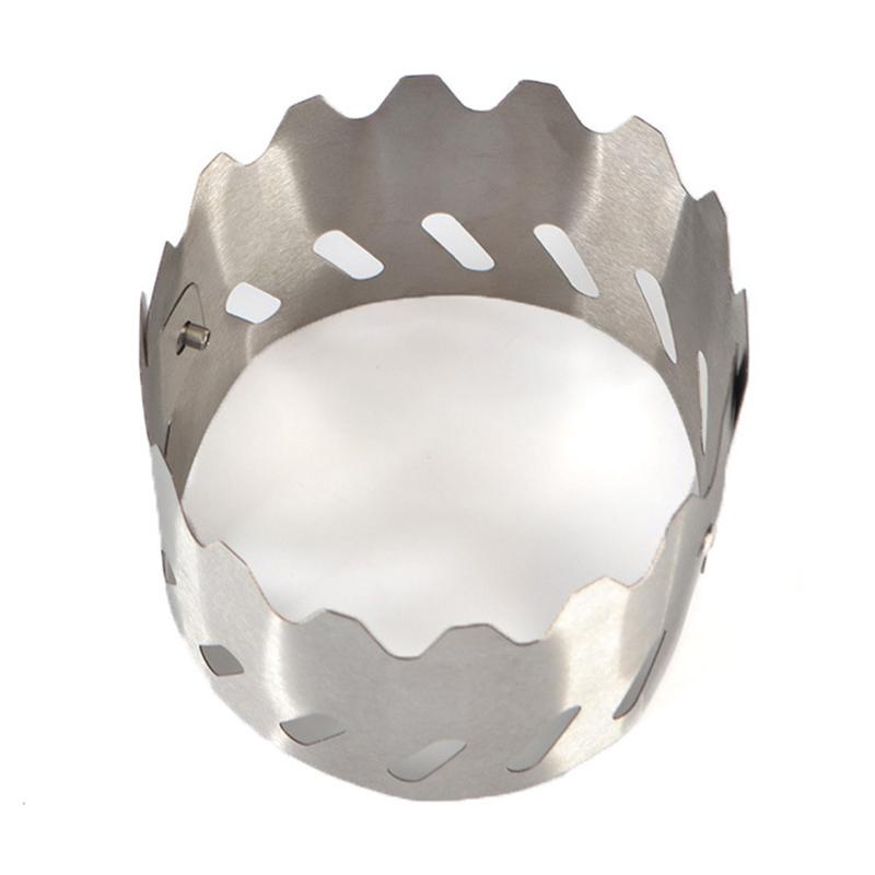 Уличная 2-в-1 ветрозащита портативная сверхлегкая титановая стойка для спиртовки походная