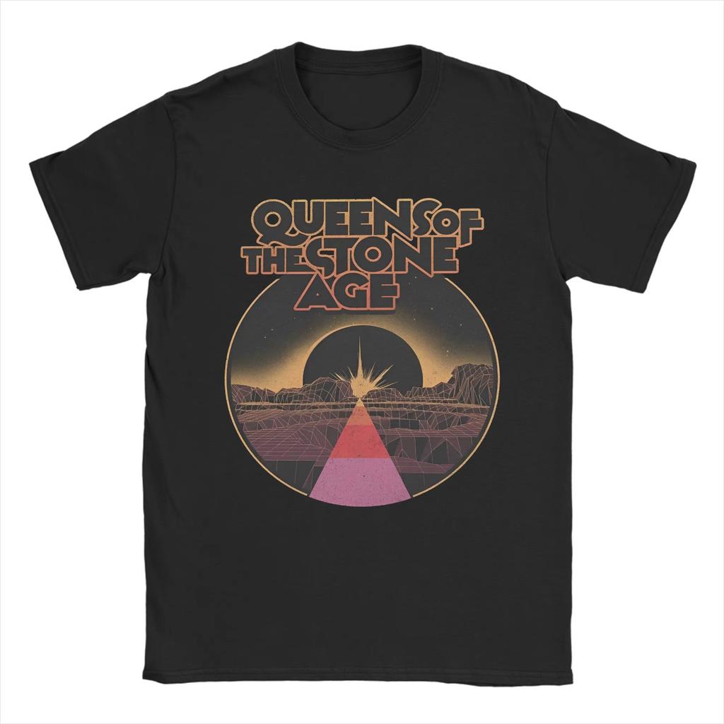 Queens of the Stone Age Retro Sun Graphic T-shirt