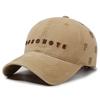 Fashion Letter Embroidery Cap Personalized Baseball Cap Men'S And Women'S Outdoor Sunshade Versatile Washed Hat Tide
