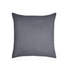 1 Taie D'oreiller Coton Uni 63 X 63 Cm Edens Ardoise