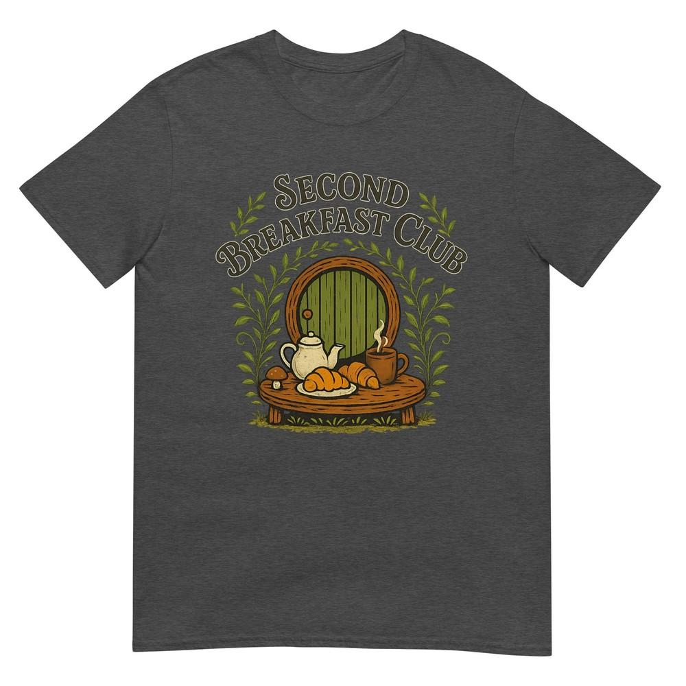 Second Breakfast Club Retro Cottagecore Brunch Bakery Lovers Tshirt