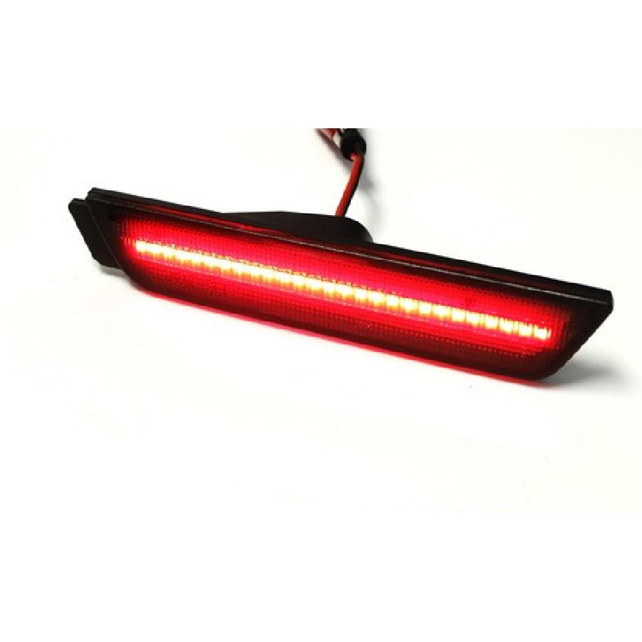 Smoked Lens LED Rear Side Marker Lamps w/ 27-SMD Red LED Lights For 10-15 Camaro
