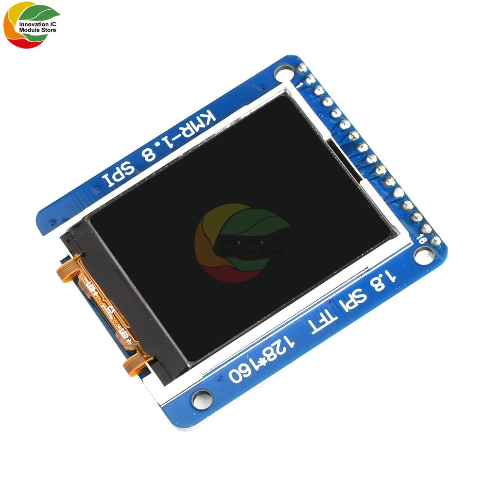 1,8-дюймовый TFT LCD RGB модуль дисплея ST7735 драйвер 128x160 разрешение 16-контактный SPI последовательный интерфейс LCD экран модуль для Arduino