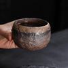 1PC Retro Coarse Pottery Master Cup Heart Meridian Cup Gilt Iron Glaze Old Rock Mud Tea Cup Jianzhan Kung Fu Tea Set Tea Cup