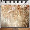 2D Beige Hanging Baby's Breath Backdrop for Boho Themed Party Decor