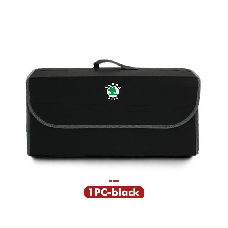 VIJT4 Car Trunk Organizer Storage Box Stowing Tidying Container Bag For Skoda Fabia Kamiq Superb Scala Enyaq-iV MK3 VisionS Yeti