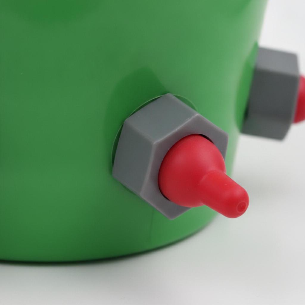 Hanging Calf Feeder Pail Sturdy Feeding with Nipples Secure