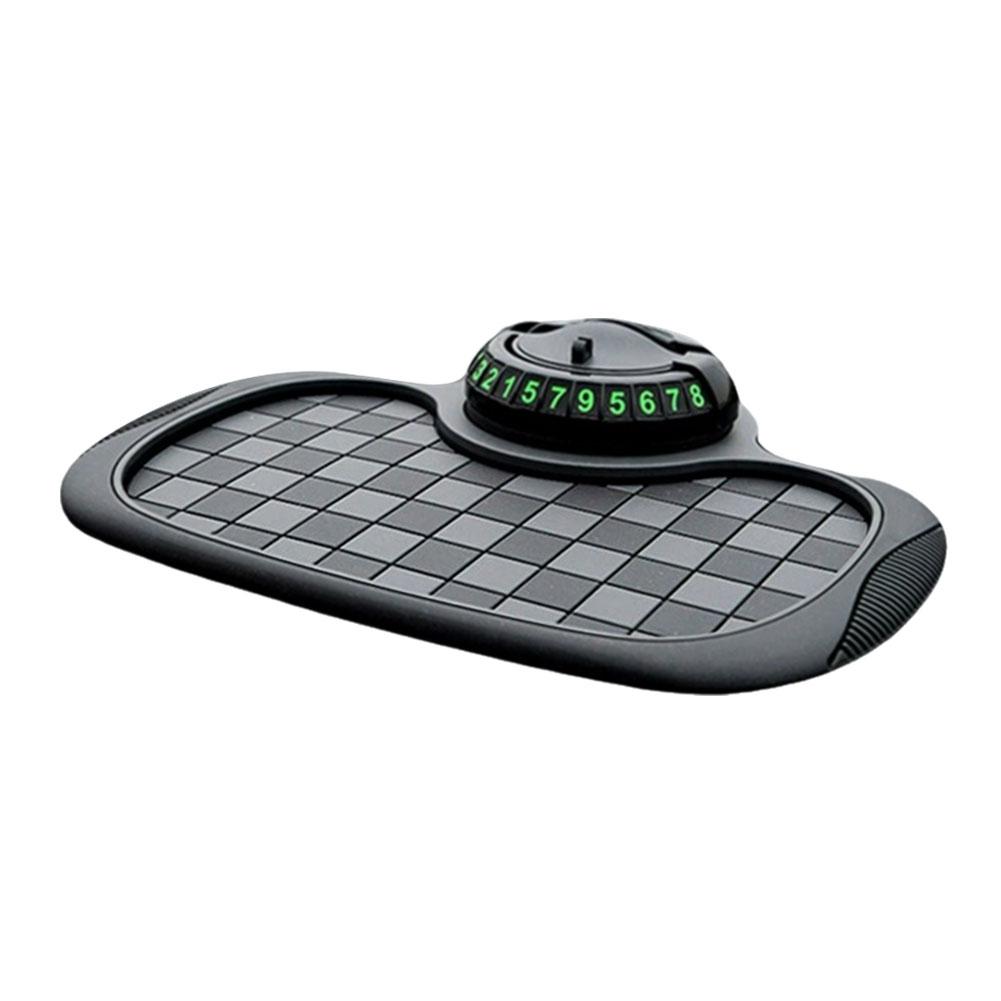 Многофункциональная противоскользящая накладка для центральной консоли, держатели для парковочных номеров, адсорбент, пластина, телефон O9V3