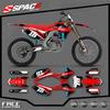SPACE Custom Motorcycle Graphics Background Decal for HONDA 2014 2015 2016 2017 CRF250R 2013-2016 CRF450R Decals Stickers Kits