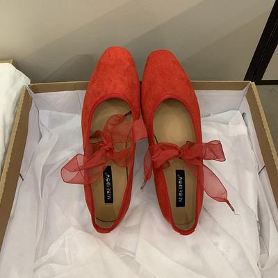 Модная женская обувь с круглым носком, женские балетки с бантом-бабочкой, модные женские балетки с мелким вырезом, обувь слипоны для леди