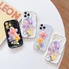 Cute Cartoon Pattern Cream Texture Casing Wavy Edge Soft Silicone Cover Phone Case for OPPO Reno Realme