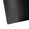 Montblanc Meisterstück Темный узор Печать Двойное сложение Открывающийся Кожаный кошелек Мужской кошелек Черный 8375