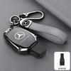 CQH1 Leather Car Smart Key Cover Case Protector For Mercedes Benz A B C S Class AMG GLA CLA GLC W176 W221 W204 Accessories Keychain