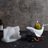 Flexible Candle Cup Molds Crafting Moulds Whale Shape Easy Demolding Moulds Candle Holder Molds Candle Stand Molds