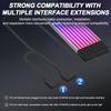 Кабели ARGB 5V 3Pin для синхронизации с ПК 8Pin 24Pin Удлинители RGB-кабелей для БП Гибкая светодиодная лента DIY-набор для блока питания компьютера