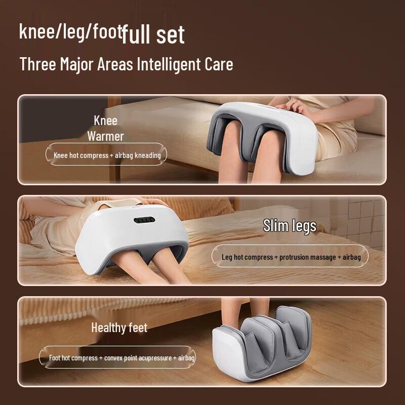 CLORIS K718 Dual Knee Heat & Airbag Massager