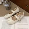 Fashion Female Low Heel Footwear Shallow Women Mary Janes Shoes 2025 New Luxury Buckle Strap Fashion Strange Toe Ladies Heeled Shoes