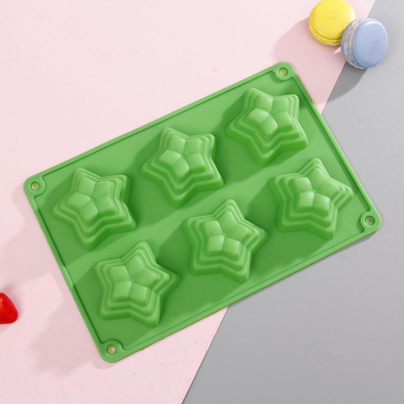 DIY шоколадный желе-пудинг форма для торта с 6 силиконовыми украшениями для мороженого форма для льда