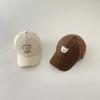 Summer Baby Baseball Cap Cartoon Bear Embroidery Toddler Kids Hat For Girls Boys Soft Cotton Adjustable Sun Hat
