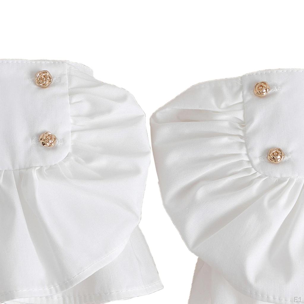 False Wrist Cuffs Fashionable Sleeves for Coat Blouse Clothing Decoration