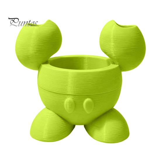 Стеллаж для хранения Держатель для зубных щеток, Прочный 3D-печатный стеллаж из PLA, Разделенная конструкция для ванной комнаты, Компактный органайзер-держатель в мультяшной форме