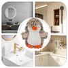 Chenille Hand Towel Animal Cartoon Penguin Fuzzy Soft Absorbent Chenille Towel Balls For Office Home Kitchen Bathroom Laundry