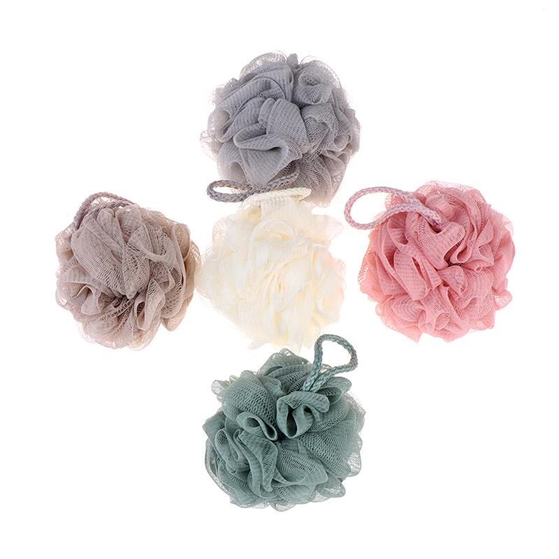 1 шт. шарик для ванны из люфы, сетка, губка, молочный душ, принадлежности для ванной, мягкий цветок