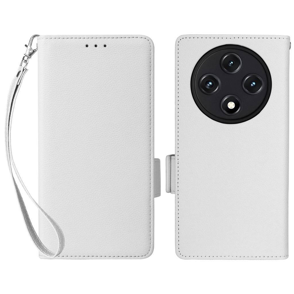 Чехол из искусственной кожи с ремешком на запястье для Umidigi G100A/G100 5G/G100, текстура личи, кошелек, чехол для телефона