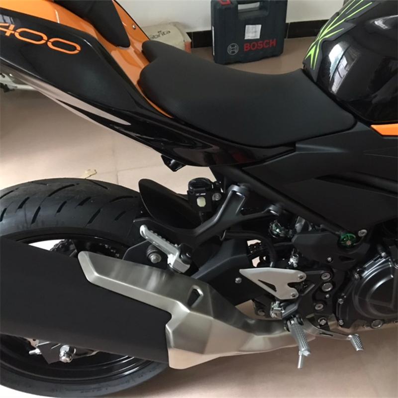Задний тормоз мотоцикла, топливный бак, масляная чашка, защитный держатель, алюминиевые аксессуары с ЧПУ для Kawasaki Z400 Z 400