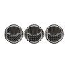 For Ford Mustang GT 2015- Accessories Carbon Fiber Car Central Dashboard Air Conditioner Outlet Vent Decoration Cover Trim