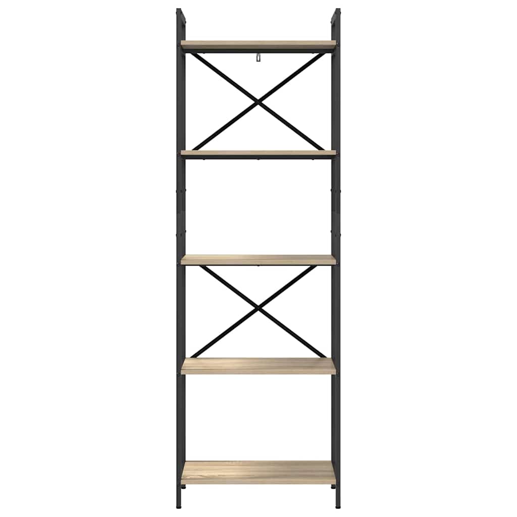 Bookshelf Sonoma Oak 56 x 34 x 171 cm Wood Based Material