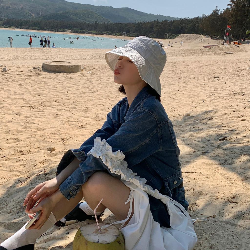 Модная летняя панама из хлопка для женщин Стильная дышащая защита от солнца