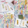 30Pcs Oil Painting Paper Bookmarks Reading Aids Bookmarks Book Page Holder Page Divider for Book Lover Writer Student