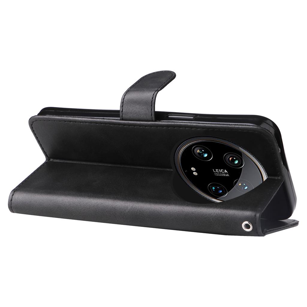 Чехол для Xiaomi 14 Ultra с текстурой теленка, кошелек на молнии, защитный чехол для телефона из искусственной кожи